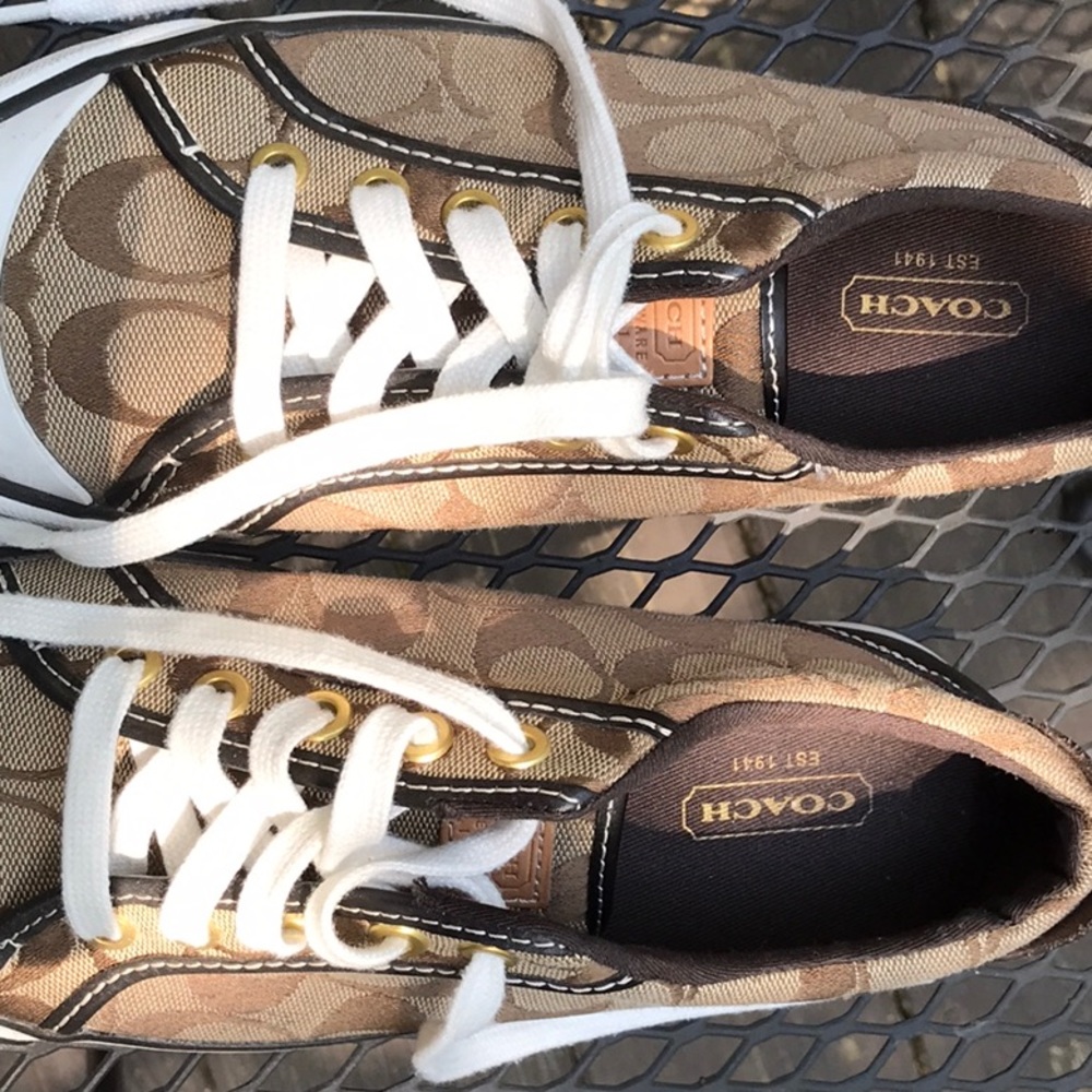 Coach tennis shoes